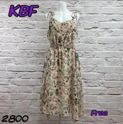 ☆R60659S☆ KBF ロングワンピース 花柄