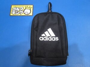 GK鈴鹿☆ 054 【新品】アディダス KE455 フック付き アクセサリポーチ◆ブラック/ホワイト◆マルチポーチ◆オススメ！