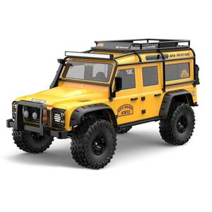 新品yellow MJX H8H V2版 1:8スケール focトルク補正ブラシレスモーター 2速ギア クローラー RC ラジコン フロック TRX4 SCX10 Defender