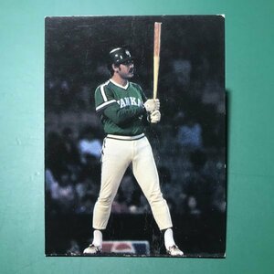 1979年　カルビー　プロ野球カード　79年　南海　王天上　使用済み　ホームランカード　※カード上から下までシワがあります　【管C08】