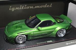 1/18 Mazda Rocket Bunny RX-7 FD3S Green Metallic IG1037 ロケットバニー FD3S グリーン イグニッションモデル マツダ Ignition model