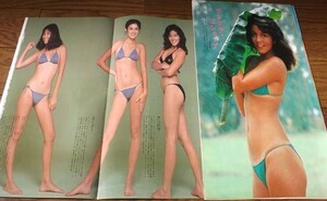 ☆キャンギャル【サンドラ・ビショップ】 水着雑誌切抜き　送料180円