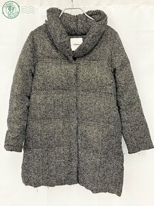 AK0606003　▲ Clothing ISETAN MITSUKOSHI ナイロン ダウンコート グレー系 サイズ 38 アウター 三越伊勢丹 レディース USED 中古品