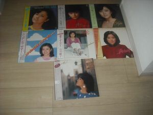 石川優子のレコードLP7枚セット/帯歌詞付/