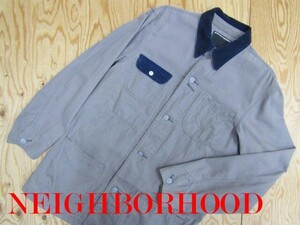 ★NEIGHBORHOOD ネイバーフッド★メンズ カバーオールジャケット コーデュロイ切替★R61215074A