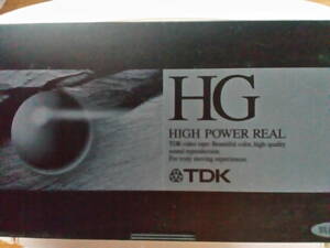 【TDK】『HG　ハイグレードビデオテープ　鮮明カラーで高画質　長期保存用　HIGH POEWR REAL　VHS　100本』東進Dスクールに利用