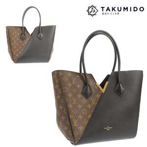 ルイヴィトン LOUIS VUITTON ハンドバッグ キモノ MM M40460 モノグラム ライン ノワール 中古A 278758