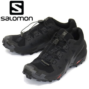 Salomon (サロモン) L41737900 SPEEDCROSS 6 スピードクロス 6 ランニングシューズ Black x Black x Phantm SL019 25.5cm