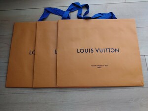 LOUIS VUITTON ルイヴィトン ショップ袋 紙袋 3枚セット