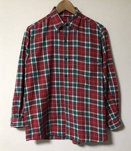 LEVI’S SHIRT FAMILY リーバイス シャツ ファミリー 長袖 チェック シャツ ネルシャツ M 日本製