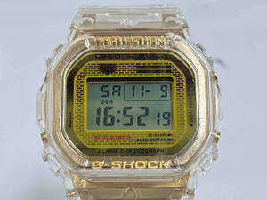 CASIO／G-SHOCK／DW-5035E-7JR／グレイシアゴールド×スケルトン／35周年モデル／レア