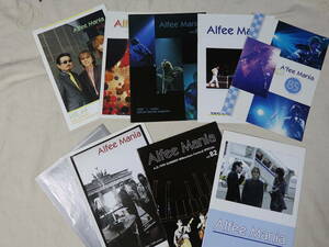 THE ALFEE 会報「Alfee Mania No.81~89」9冊