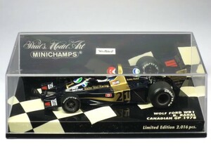 ミニチャンプス 1/43 ウルフ フォード WR1 B.RAHAL No.21 カナダGP 1978 (400780021)