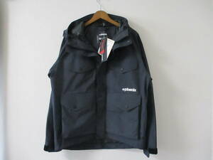 ☆＋phenix/プラス フェニックス☆未使用 GORE-TEX LABS WINDSTOPPER マウンテンジャケット サイズ：L ブラック アウトドア おしゃれ 