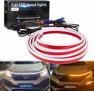 GZRUICA LED テープ フードライト LEDテープライト 流れるウインカー LED シーケンシャル 車用 防水 側面発光 ..