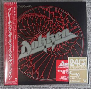 【帯付紙ジャケット国内盤WPCR13571】 ドッケン／ブレーキング・ザ・チェインズ Dokken／ Breaking The Chains