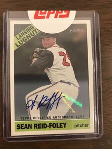 【Auto】ショーン・リード＝フォーリー Sean Reid-Foley Topps Heritage Autograph 直筆サイン メッツ コレクション 整理