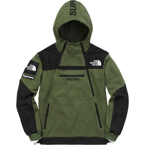 即決 supreme north steep tech hooded sweatshirt olive