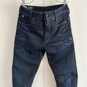 G-STAR RAW ジースターロウ D-STAQ 3D スーパースリム デニムパンツ ジーンズ 26 立体 インディゴ ストレッチ