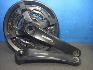 #S1740#SHIMANO TourneyTY FC-TY501 3x6-8S MTBクランク 24/34/42T 170mm