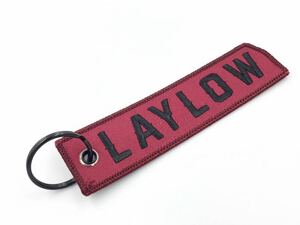 【LAYLOWタグキーホルダー ワイン】Stance Nation/USDM/illest/スタンス/ヘラフラ/北米/Simply Clean/Cambergang/Lowered lifestyle