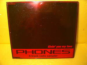 【CD/非売品プロモ】PHONES「3-track radio sampler Givin