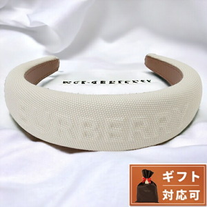 バーバリー BURBERRY 8070792 A1395 ロゴ コットンヘアバンド カチューシャ ナチュラル レディース ヘアアクセサリー MH DEBOSSED HEADBAND