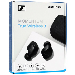 ▲▲SENNHEISER製■完全ワイヤレスイヤホン MOMENTUM True Wireless 3■MTW3-BLACK●訳あり