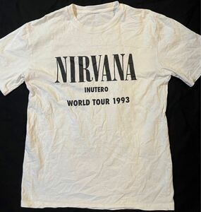 Nirvana Tシャツ kurt cobain カートコバーン ニルヴァーナrip sonic youth foofighrers rare