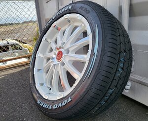 18インチ 新品タイヤホイールセット Bounty Collection BD12225/50R18 200系ハイエース TOYO H30