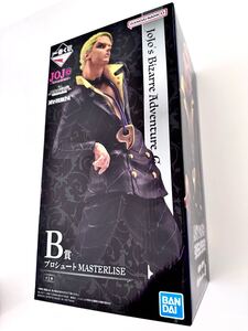 新品未開封 一番くじ ジョジョの奇妙な冒険 GOLDEN WIND -HITMAN TEAM- B賞 プロシュート MASTERLISE フィギュア 全1種 黄金の風