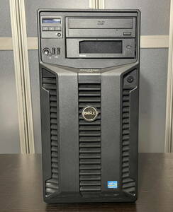 即決 DELL PowerEdge T310 Xeon X3450 2.67GHz 4GBメモリECC対応DDR3 HD500GB×3本 Dellバックアップ装置1TB 着払140sizeを予定 電源投入OK