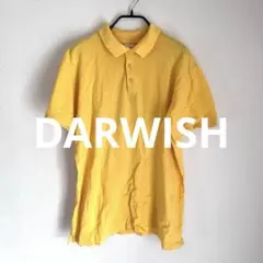 【DARWISH】刺繍模様　ポロシャツ　XLサイズ_送料無料