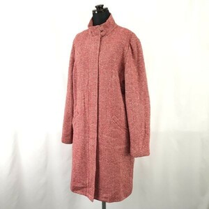 エディーバウアー/Eddie Bauer☆スタンドカラーロングコート【women’s -M/赤系/red】ジップアップ/Coats/Jackets/Jumpers◇zBH290