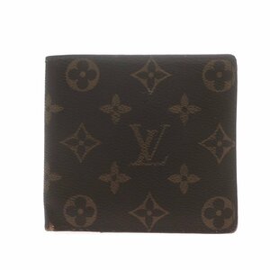 1円スタート LOUIS VUITTON ルイヴィトン ポルトフォイユ マルコ M61675 CA2114 モノグラム 二つ折り 財布 ウォレット 札入れ 小銭入れ