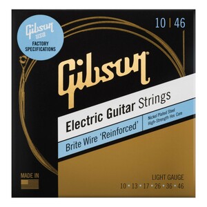 ギブソン GIBSON SEG-BWR10 Brite Wire Reinforced Light エレキギター弦