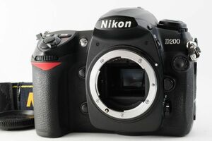 ニコン Nikon D200 10.2 MP Digital SLR Camera Body w/battery #156