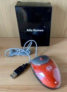 ★レア【未使用】アルファロメオ ALFA ROMEO★USB マウス★ノベルティ