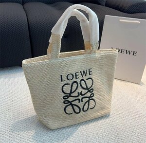 LOEWE ロエベ 編みますハンドバッグ ベージュ色