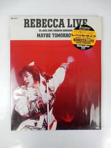 【VHD】 レベッカ 『Rebecca Live -Maybe Tomorrow-』 動作未確認 中古品 JUNK 現状渡し 一切返品不可で！