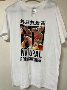 K1 武尊 半袖・格闘技最高 Tシャツ NATURAL BORN KRUSHER