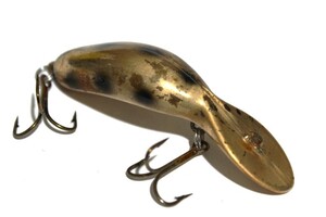 ■s3901 HEDDON TADPOLLY ヘドン タドポリー オールド 希少 ゴールド スポット gbs ■