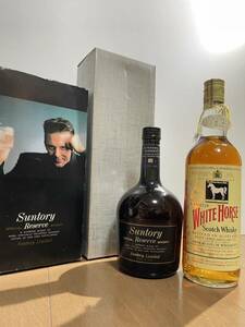 M0613 ホワイトホース WHITE HORSE ウイスキー　760ml 43％ SUNTORY Special reserve limited 未開栓 古酒 2本 セット