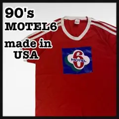 【90s】 Augusta MOTEL6 半袖リンガーTシャツ　USA製