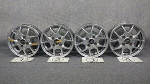 116 社外 アルミホイール A-TECH SCHNEDER 13インチ 4穴 PCD100 4J 4本 セット 1台分