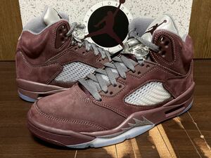 23年製 NIKE AIR JORDAN 5 RETRO SE ナイキ エアジョーダン AJ V LS LIFESTYLE 復刻【DZ4131-600】Deep Burgundy バーガンディ US7.5