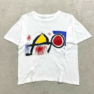 90年代 JOAN MIRO ジョアン・ミロ アートプリントTシャツ メンズL