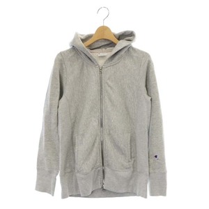 チャンピオン CHAMPION REVERSE WEAVE フルジップパーカー ジャケット M グレー /MF ■OS レディース