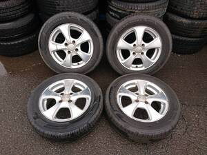 ☆バリ山！！☆　175/65R14　82T　MARSHAL　MH12　weds Leonis 14×5J OFF45 4H PCD 100　４本　A122