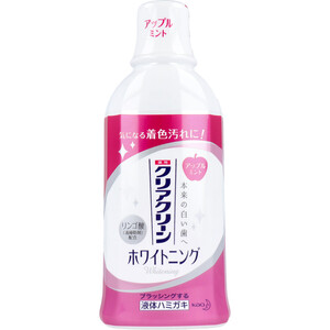 【まとめ買う】クリアクリーン ホワイトニング 薬用デンタルリンス アップルミント ６００ｍL×40個セット